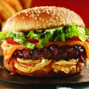 Whiskey River® BBQ Burger Close-Up