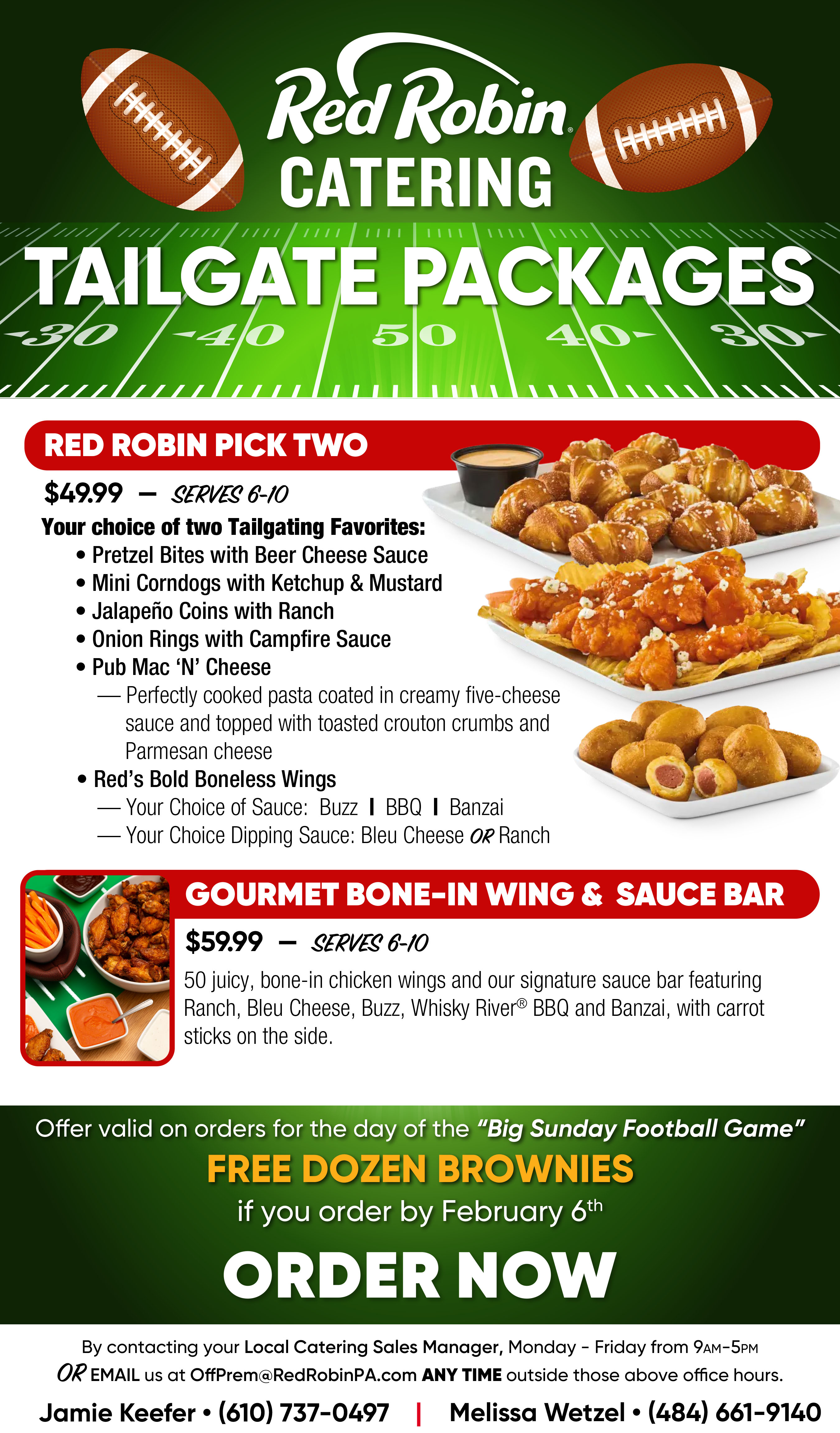 2023 Red Robin Tailgate Deals