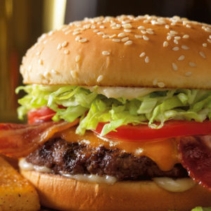 Bacon Cheeseburger Close-Up