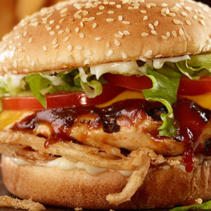Whiskey River® BBQ Chicken Sandwich Close-Up